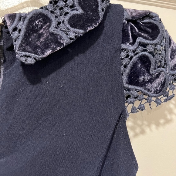 Alice and Olivia Peter Pan collar heart xs like new - Picture 3 of 4